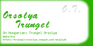 orsolya trungel business card